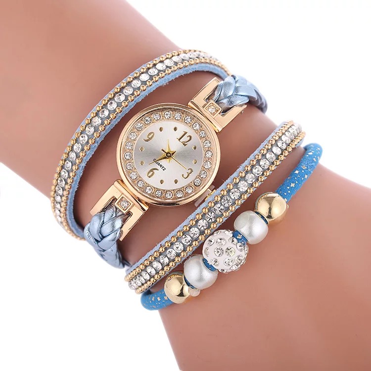 Yega 3 sets  wrap bracelet wrist watch